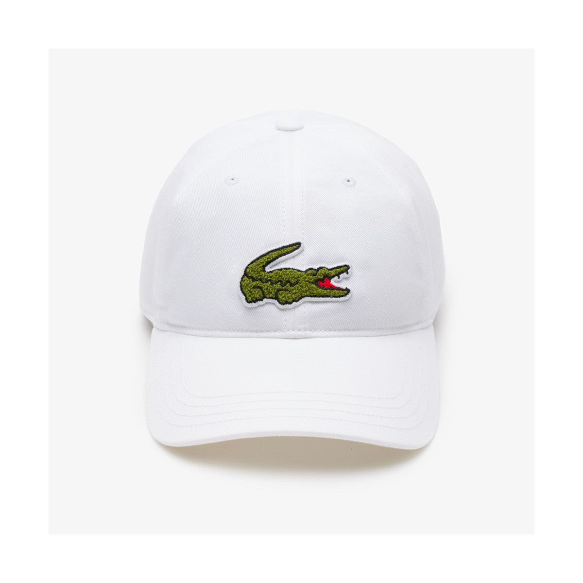 Lacoste White Cotton Twill Cap – 3