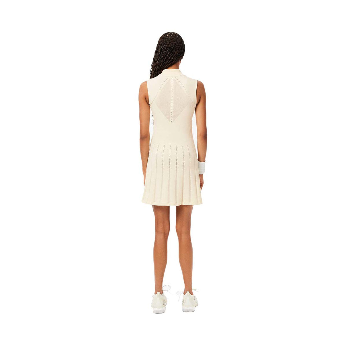 Lacoste Women's Stretch Tennis Dress Beige – 6