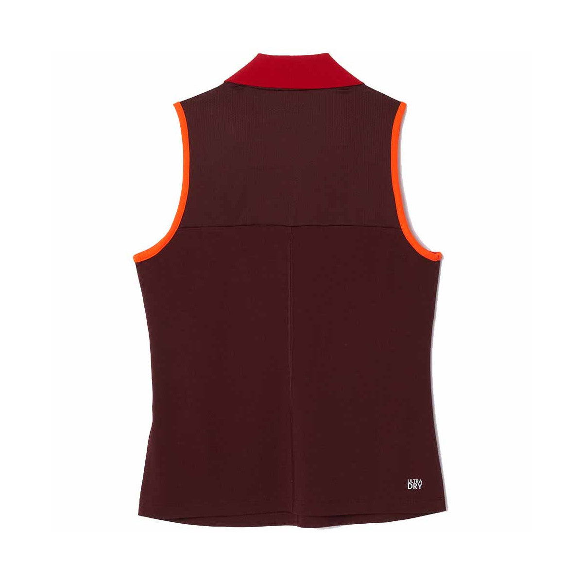 Lacoste Women Sleeveless Polo Shirt Burgundy – 2