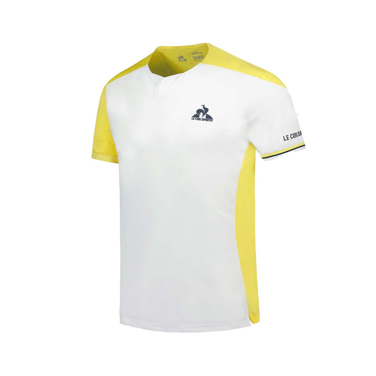 Le Coq Sportif Junior T-Shirt Yannick Noah Paris White / Yellow – 3