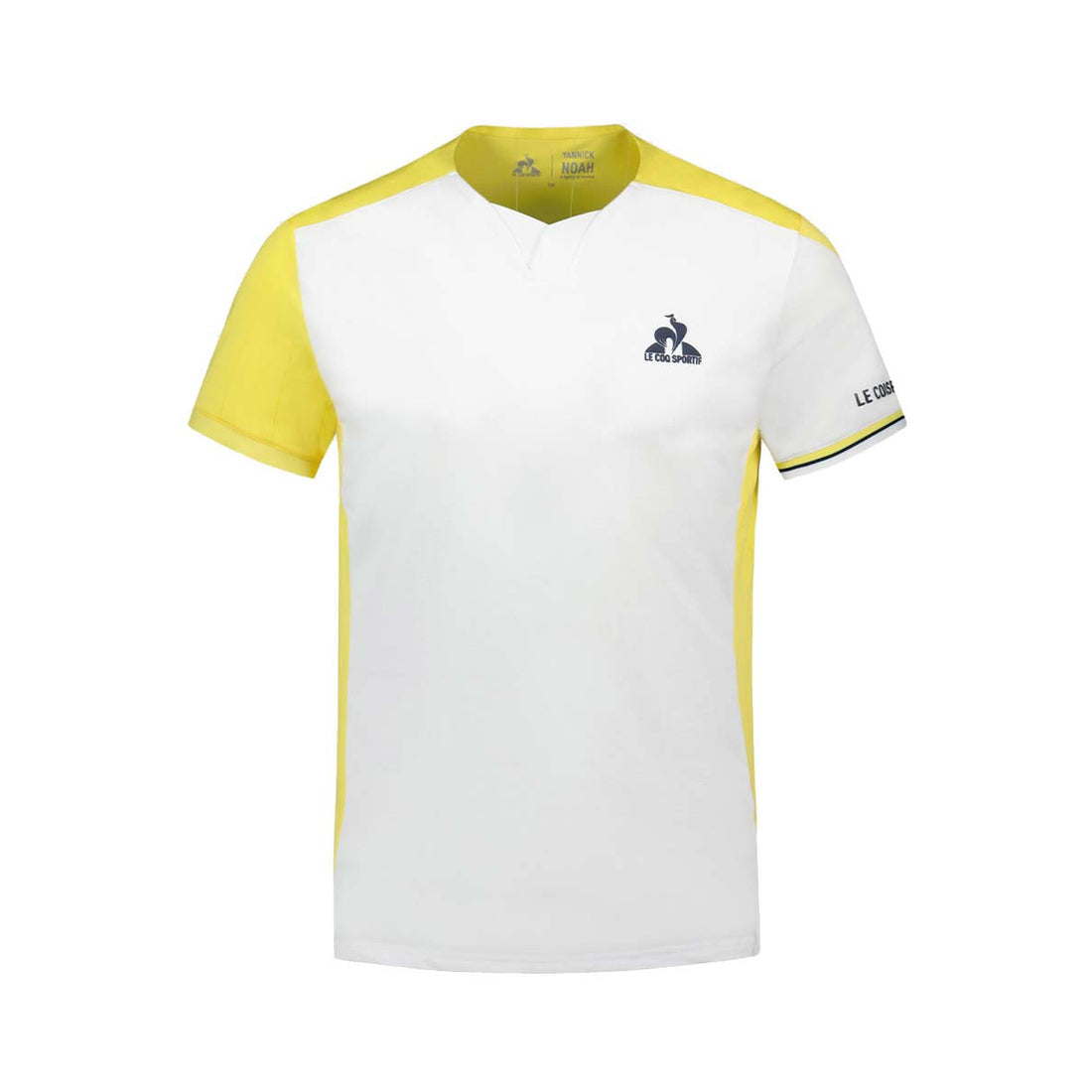 Le Coq Sportif Junior T-Shirt Yannick Noah Paris White / Yellow