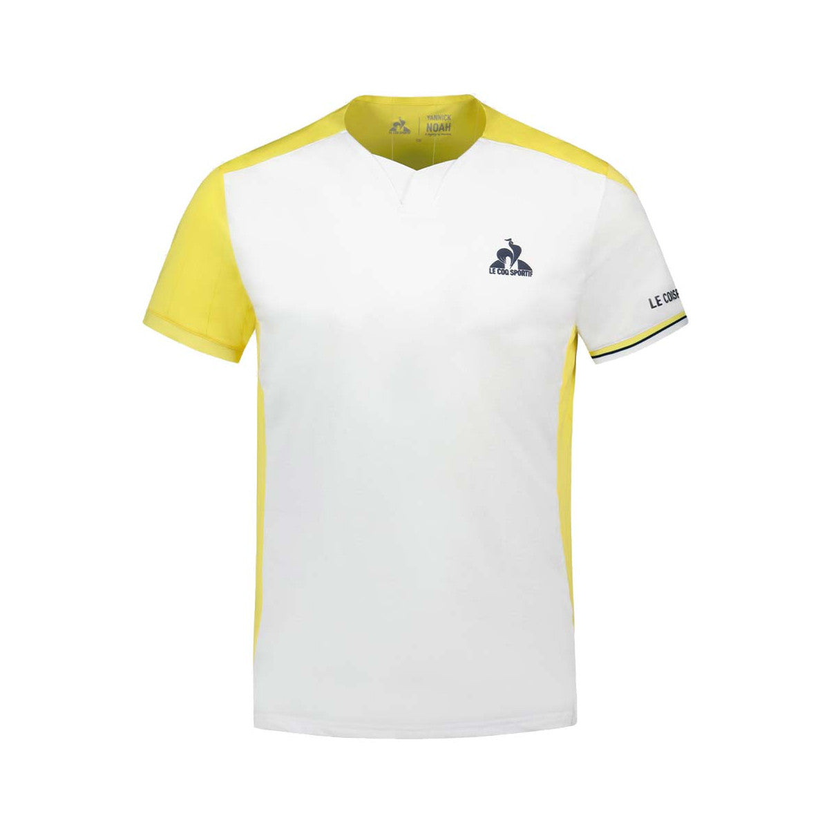 Le Coq Sportif Junior T-Shirt Yannick Noah Paris White / Yellow