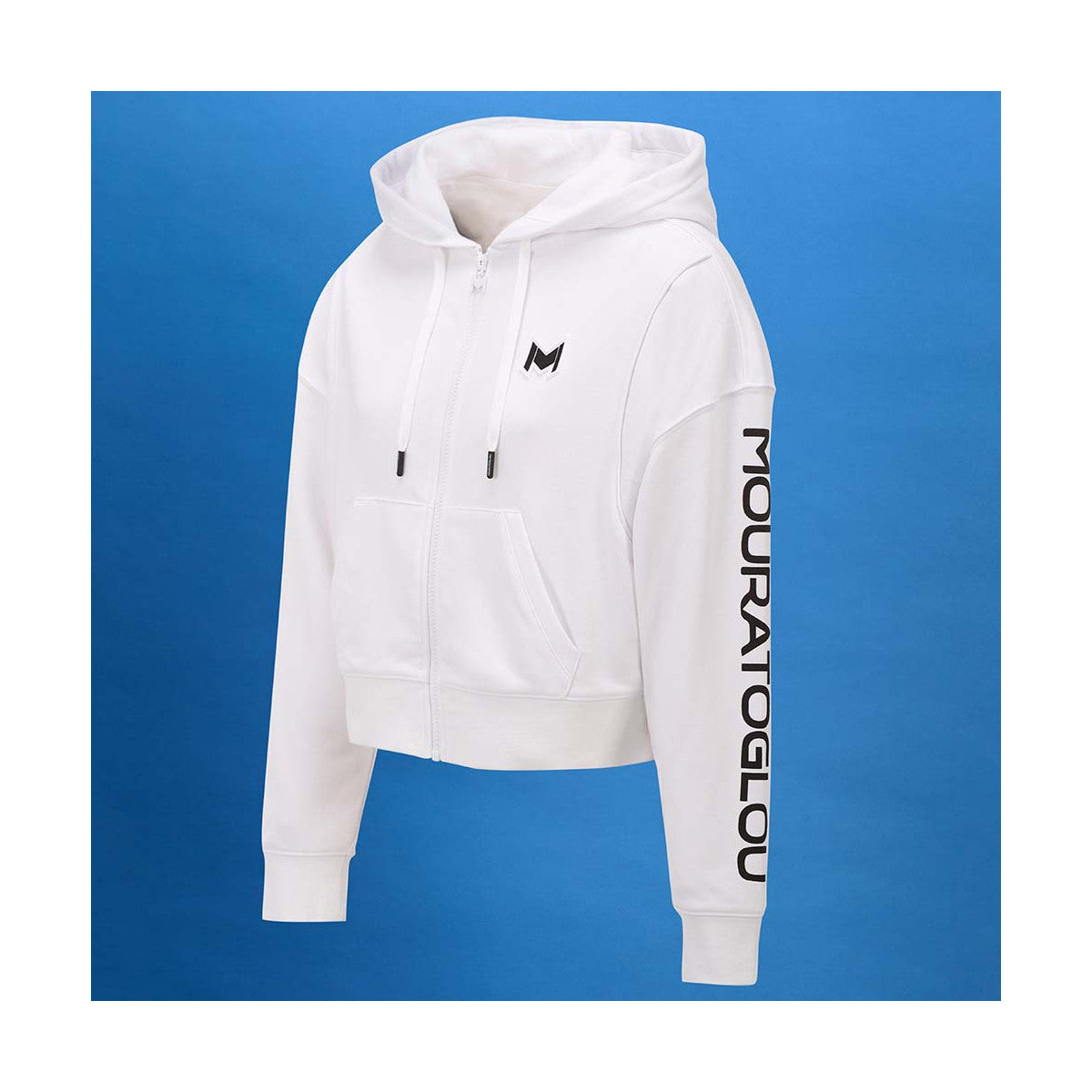 Mouratoglou Hooded Jacket Women White – 2