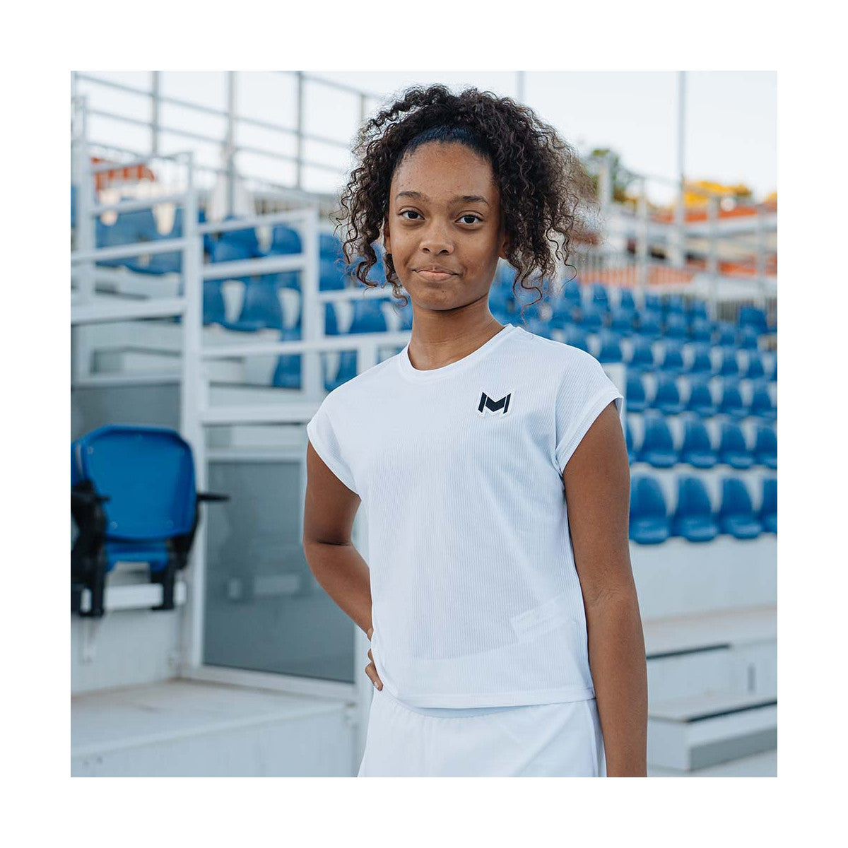 Mouratoglou Match Girl T-shirt White – 4