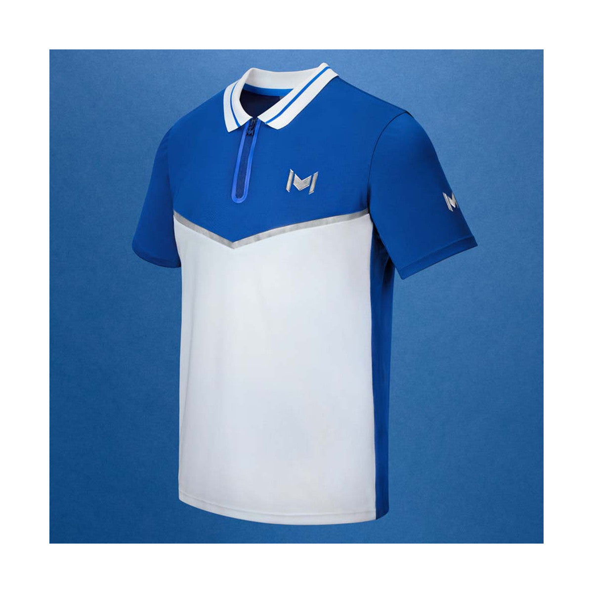 Mouratoglou Match Melbourne Polo White / Blue – 3
