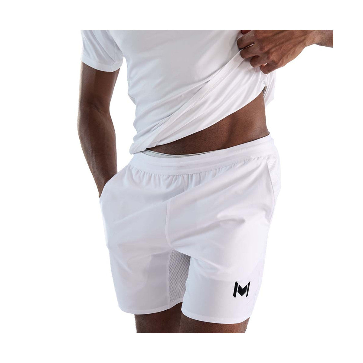 Mouratoglou Performance Shorts White – 2
