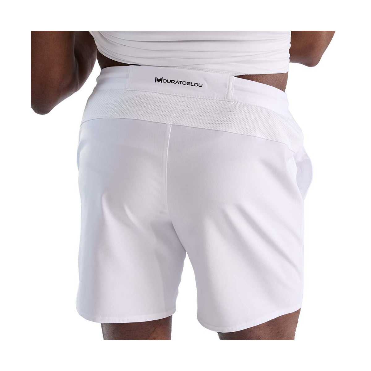 Mouratoglou Performance Shorts White – 3
