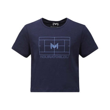 Mouratoglou Training Girl T-shirt Navy Blue