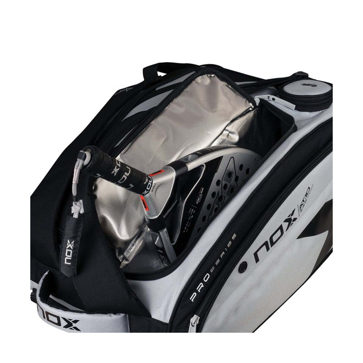 Nox AT10 Competition XL Compact Padel Thermobag Grey / Black – 7