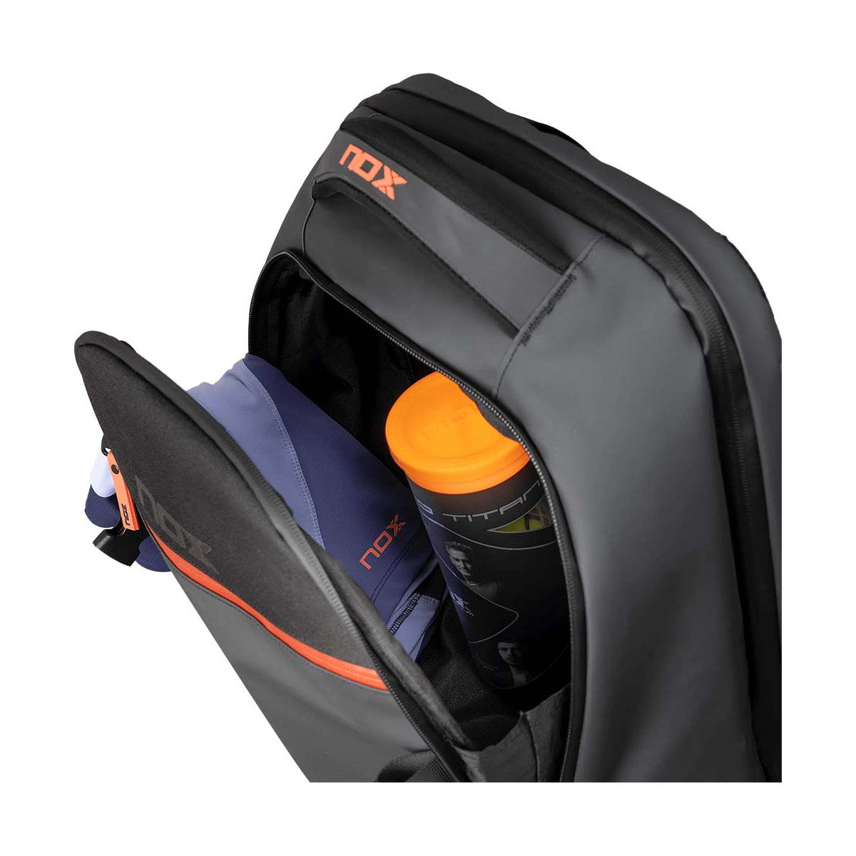 Nox Luxury Open Series Black / Red backpack – 6