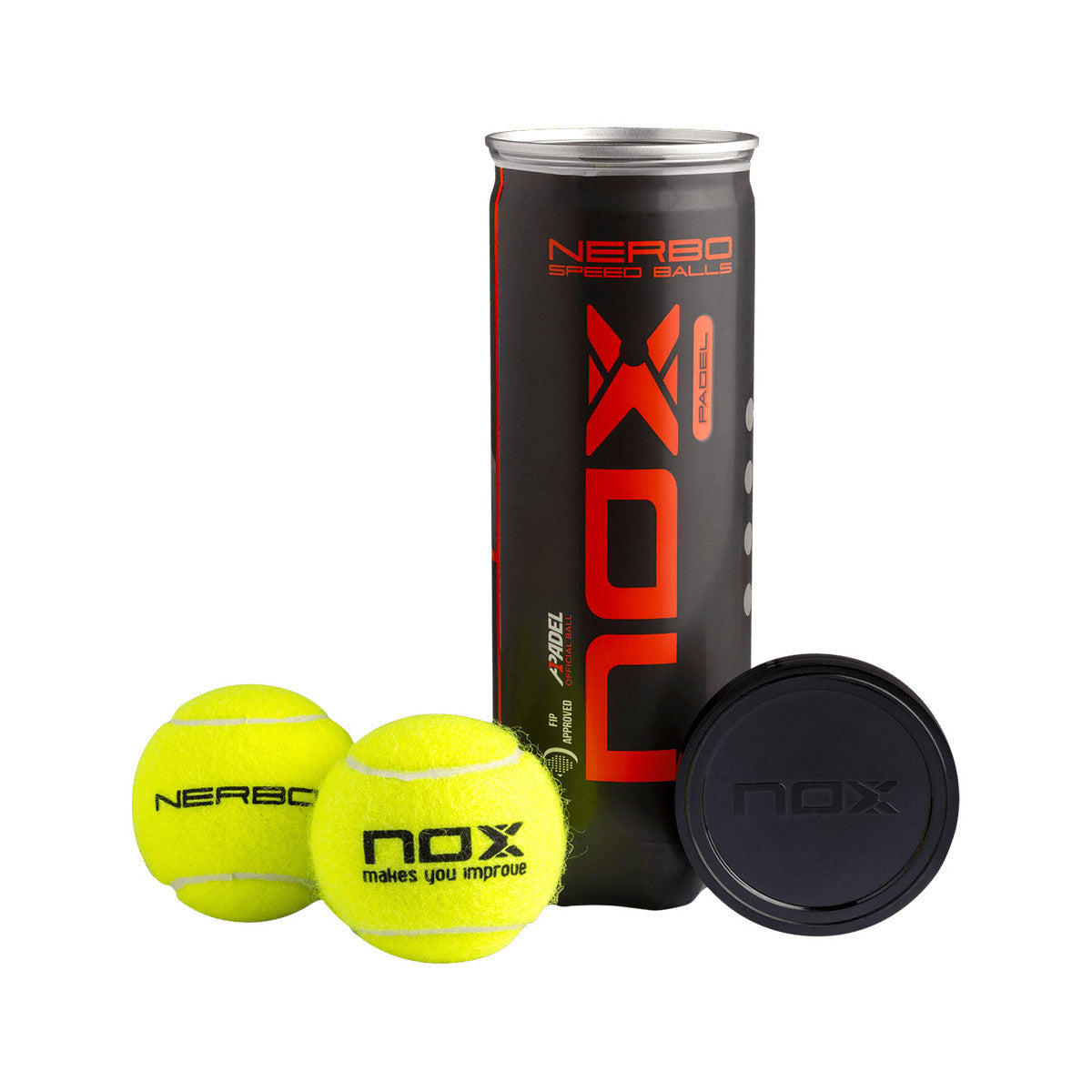 Nox Nerbo Padel Balls - 3 Ball Tube – 3