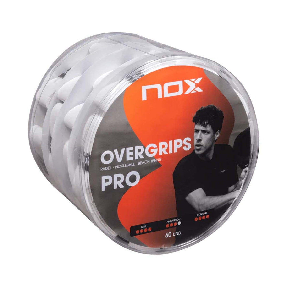 Nox Pro White Overgrips x 60 – 2
