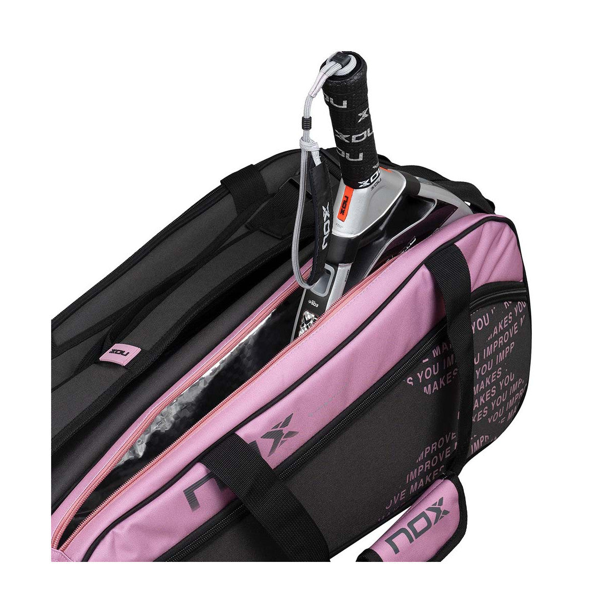 Nox Street Series Grey / Pink Thermobag Padel Bag – 7