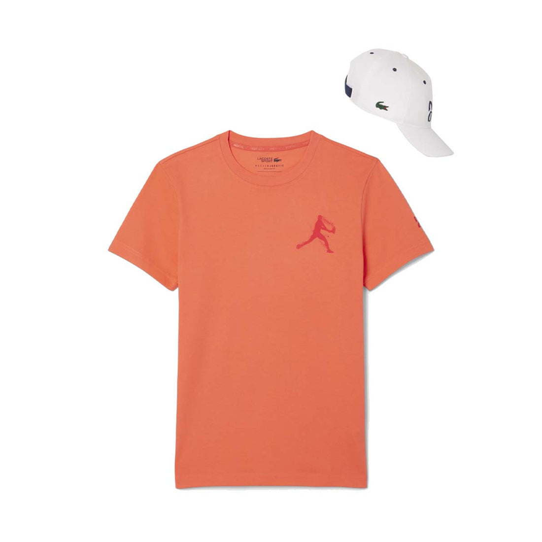 Pack T-Shirt + Cap Lacoste Tennis x Novak Djokovic Red