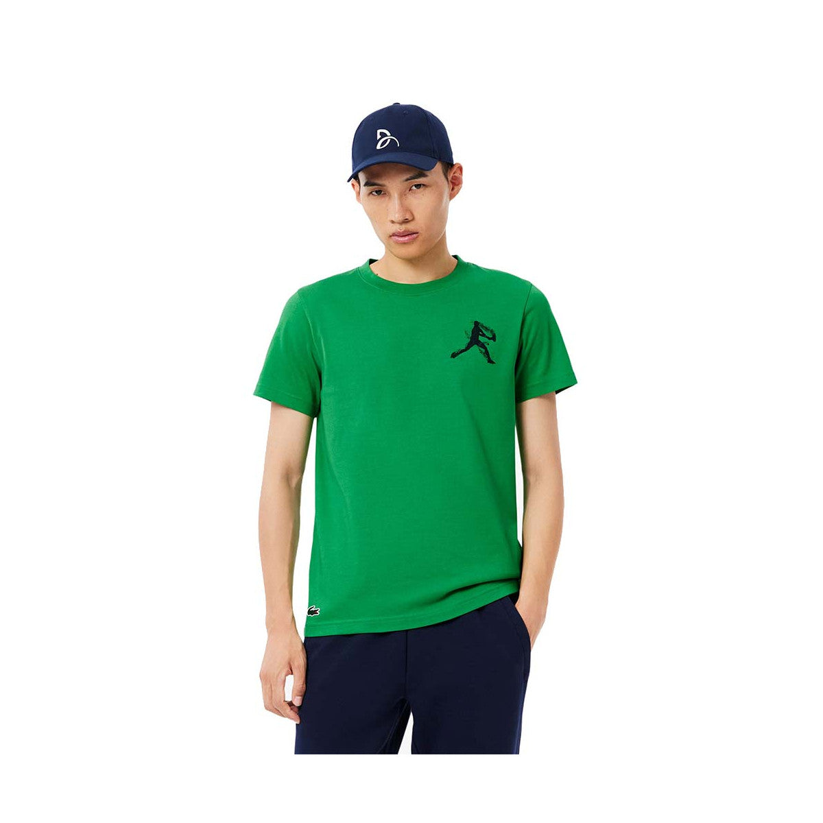 Pack T-Shirt + Lacoste Tennis Cap x Novak Djokovic Green / Blue – 2
