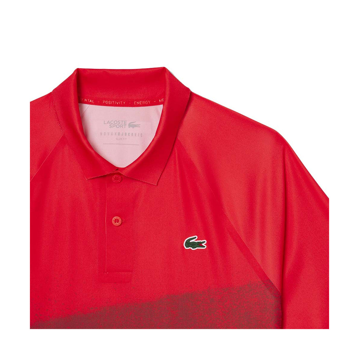 Polo Lacoste Tennis Novak Djokovic Player Paris Red – 5