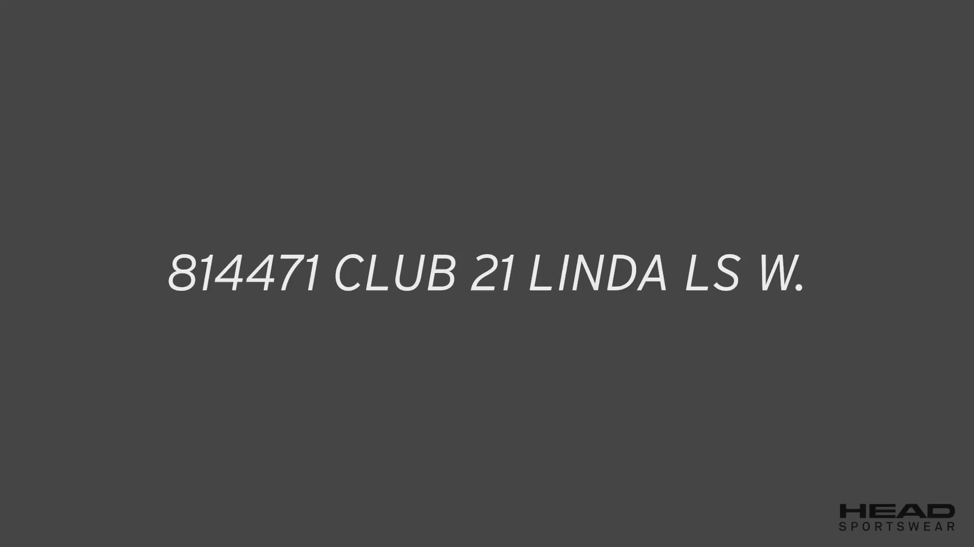 HEAD CLUB 22 LINDA LONG SLEEVE T-SHIRT WOMEN