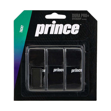 Prince Dura Pro+ Black x 3 Overgrips