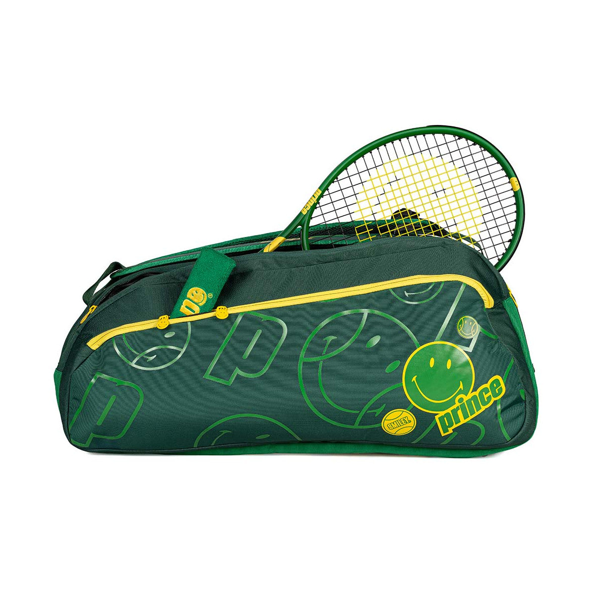 Prince x Smiley Tour 3R Tennis Bag Green – 3