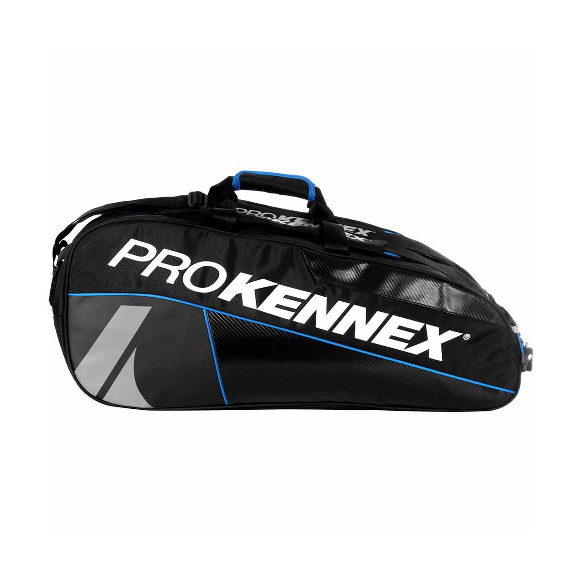 Pro Kennex Double Racquet Tennis Bag - Black/Blue – 4