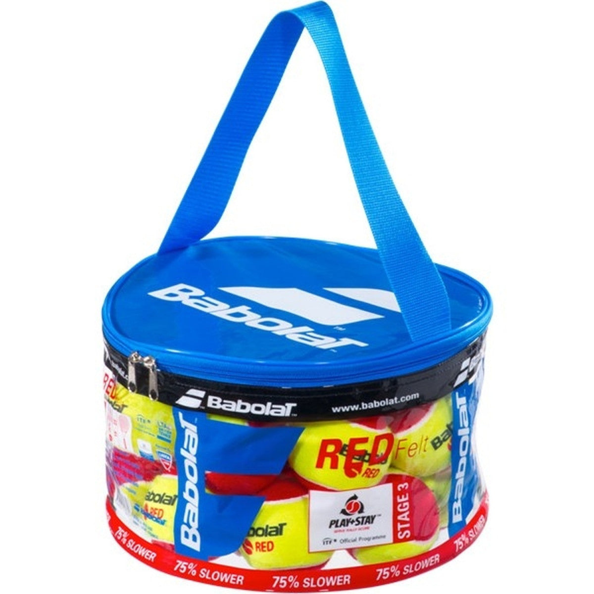 Sac De 24 Balles Babolat Red Felt