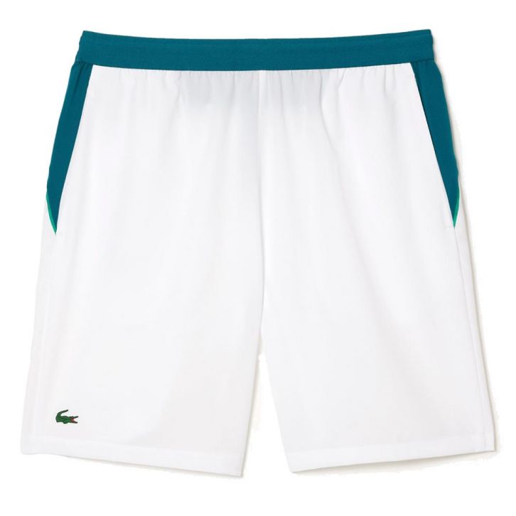 LACOSTE SPORT NEW YORK NOVAK ĐOKOVIC WHITE / GREEN SHORTS