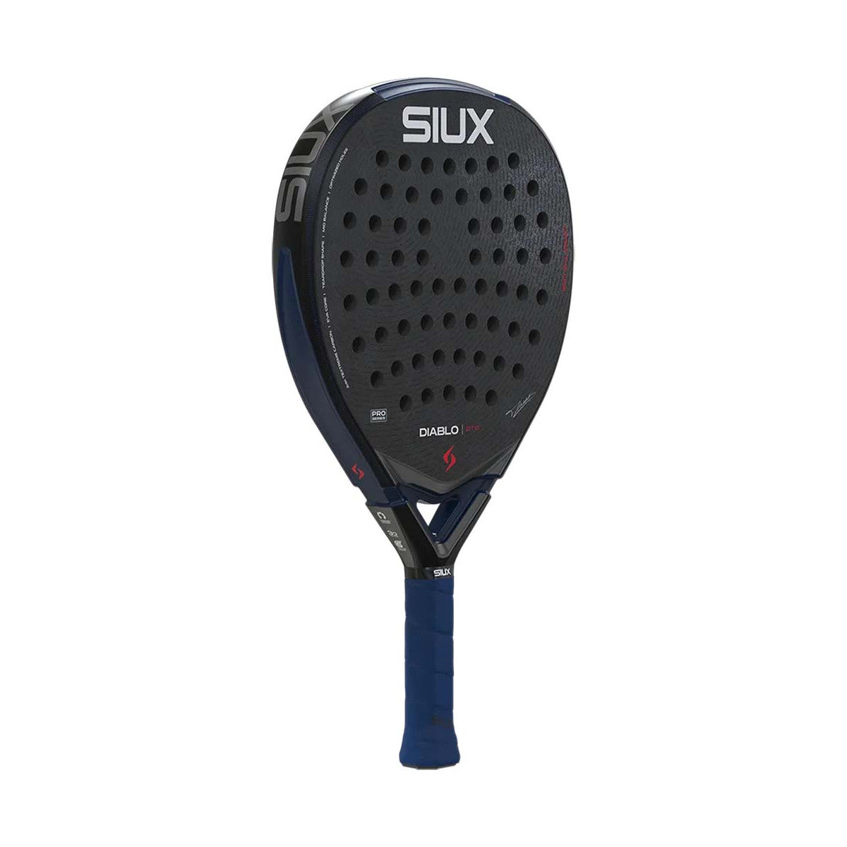 Siux Diablo Pro 2026 Black / Navy Racquet – 4