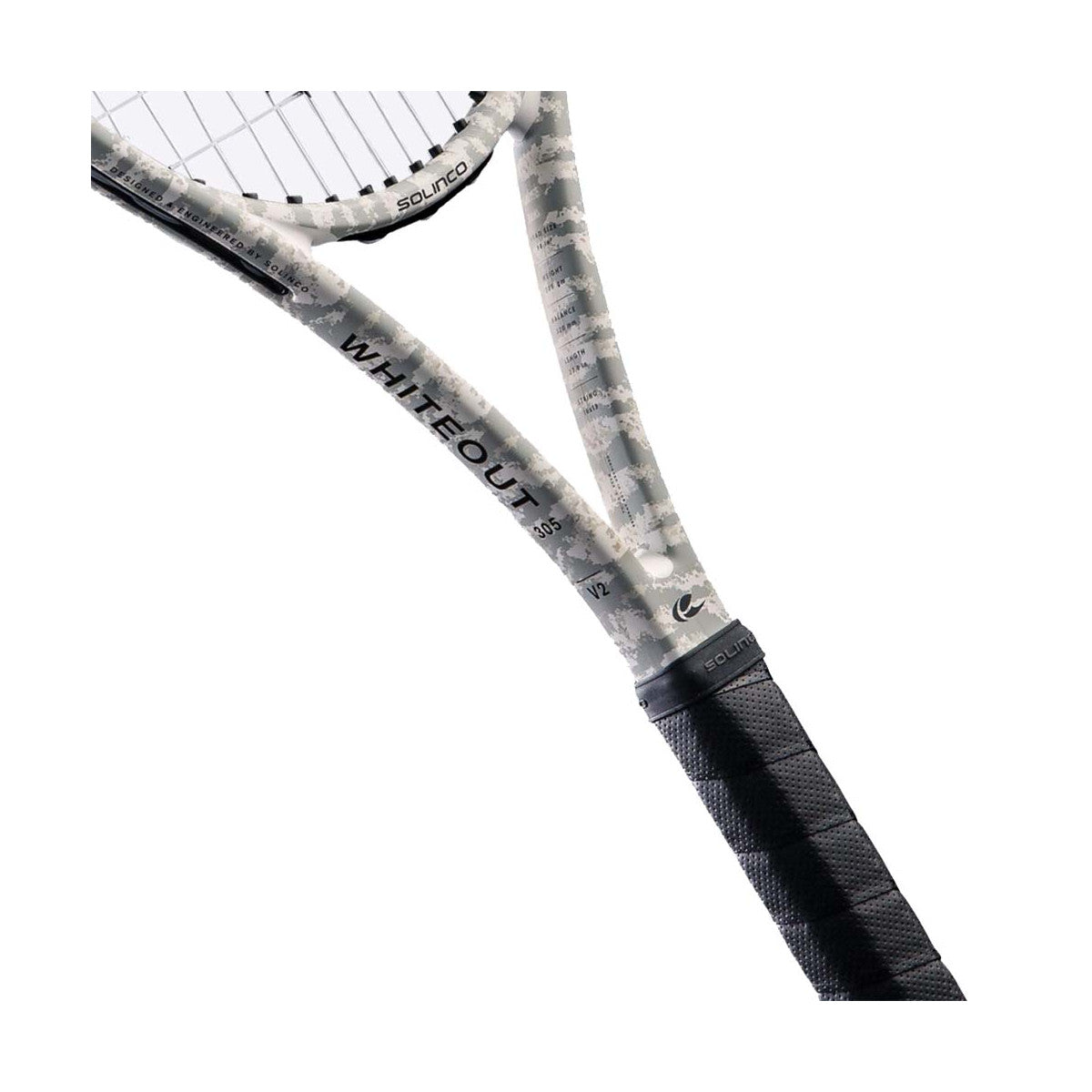 Solinco White Out 305 v2 (305g) Racquet – 3