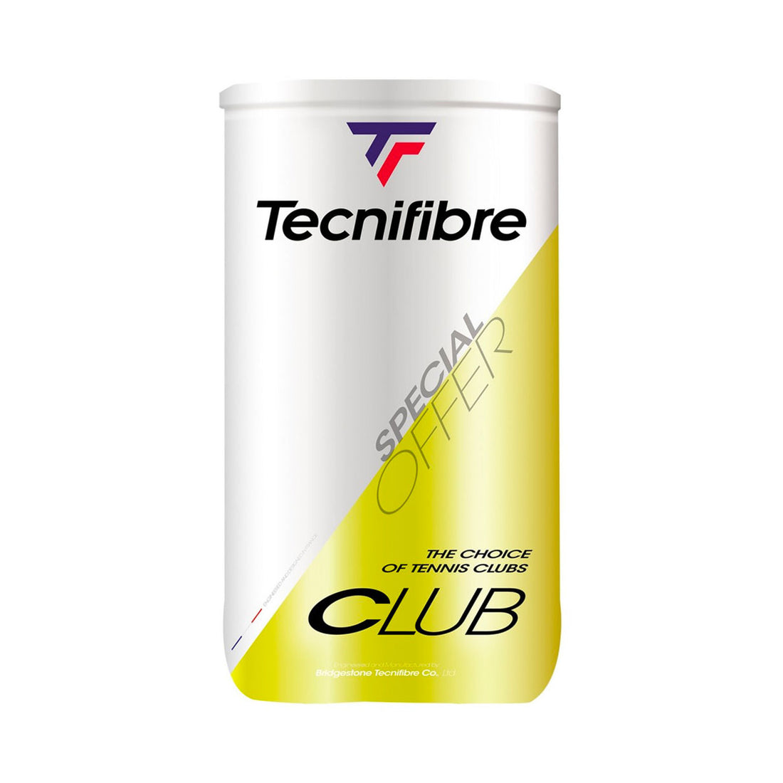 Tecnifibre Club bipack (2 tubes of 4 Balls)