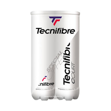 Tecnifibre Court bipack (2 tubes of 4 Balls)