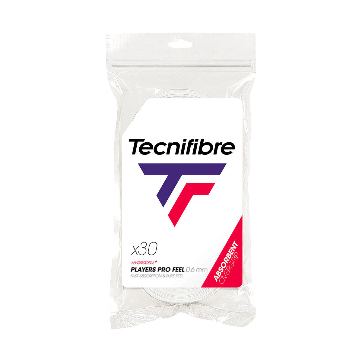 Tecnifibre Players Pro Feel White x 30 Overgrips