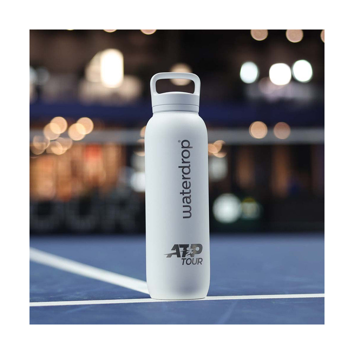 Thermo Waterdrop Bottle ATP Tour White – 3