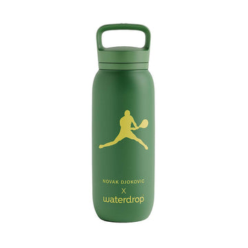 Thermo Waterdrop Bottle Novak Djokovic 600mL Green