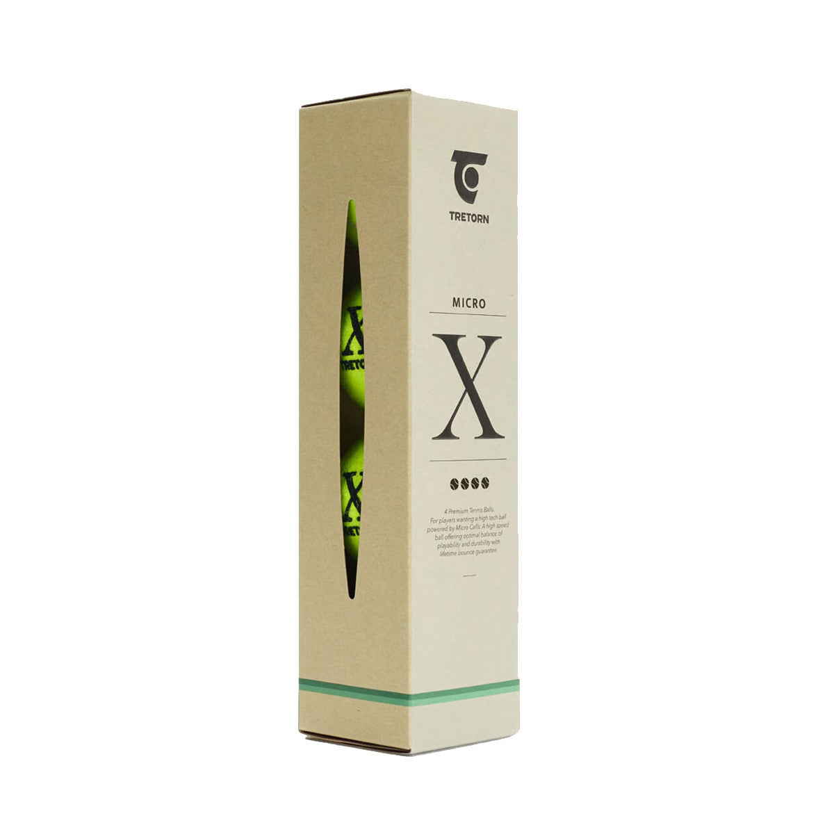 Tretorn Micro X 4 Balls Can