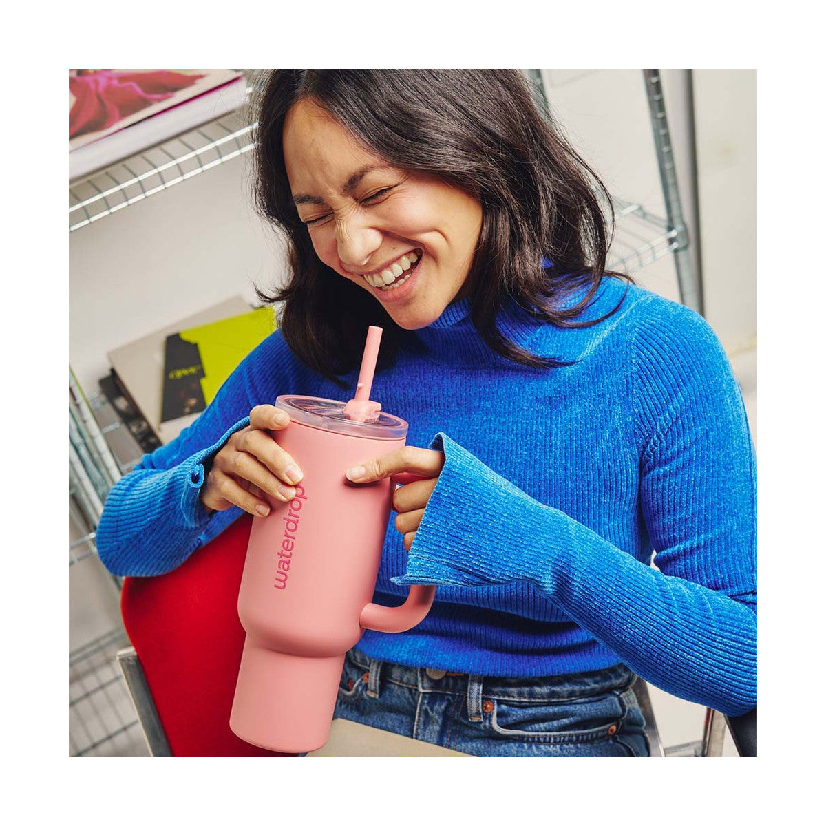 Waterdrop Explorer Thermo Bottle Pale pink – 3