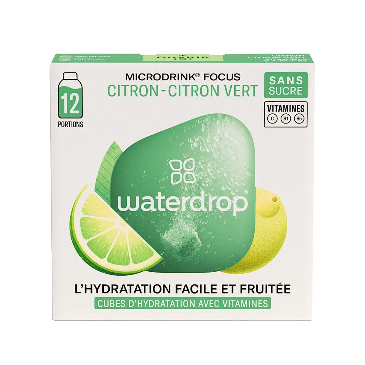 Waterdrop Lemon / Lime Microdrink x12