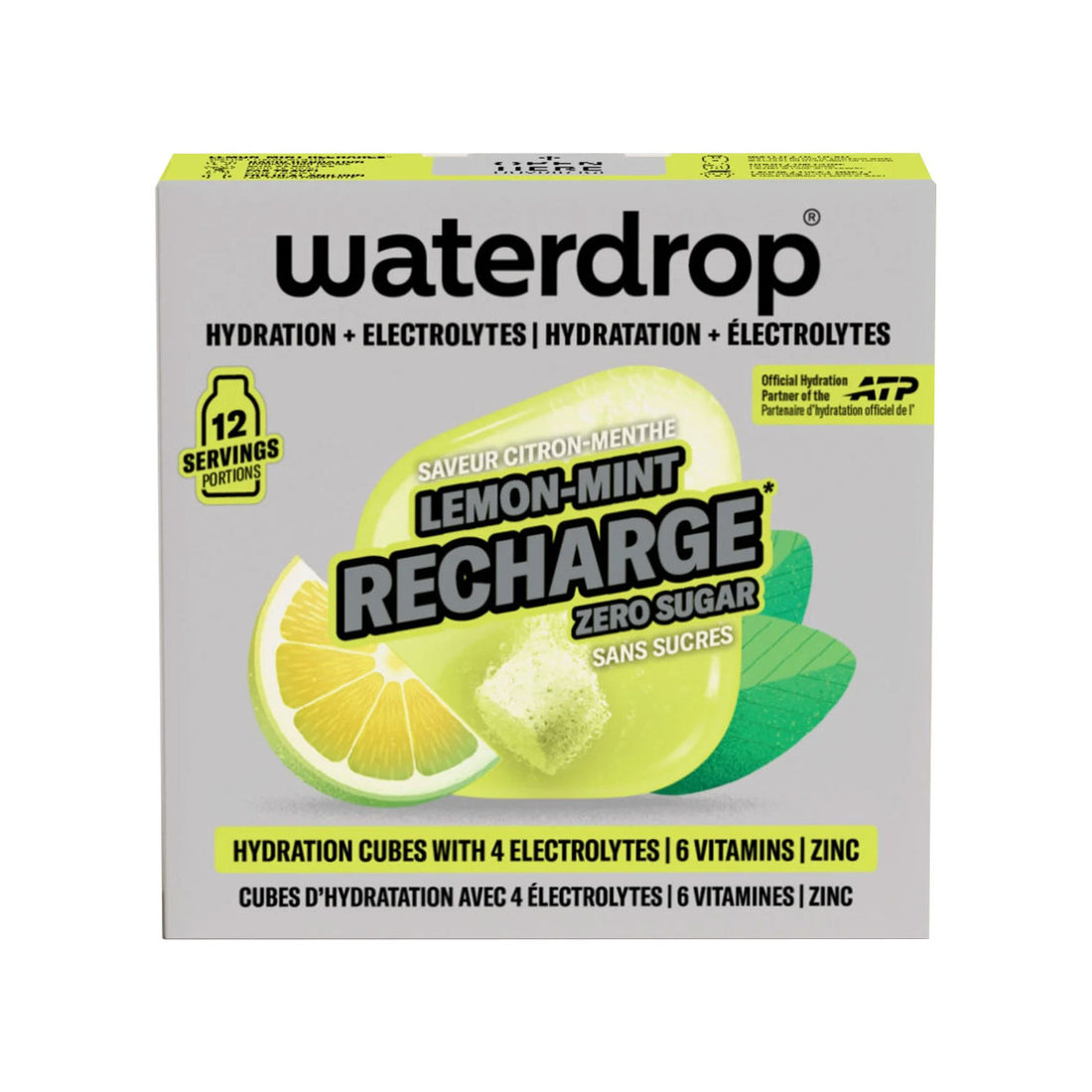 Waterdrop Lemon / Mint Recharge x12