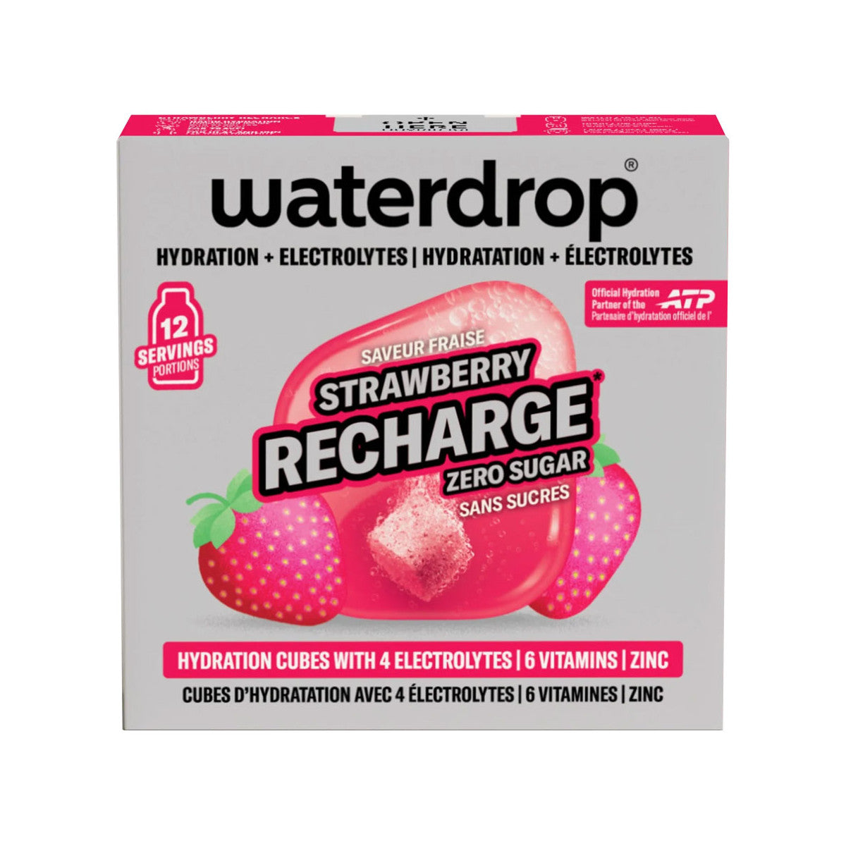Recharge Waterdrop Fraise x12