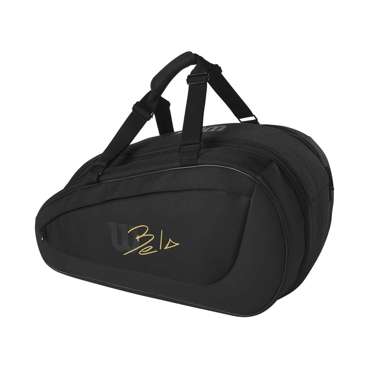 Wilson BELA Super Tour Black / Gold Padel Bag – 2