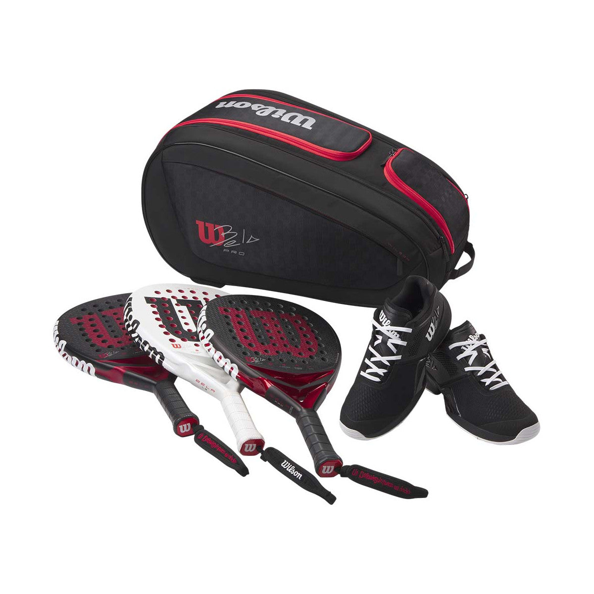 Wilson BELA Super Tour Black / Red Padel Bag – 4