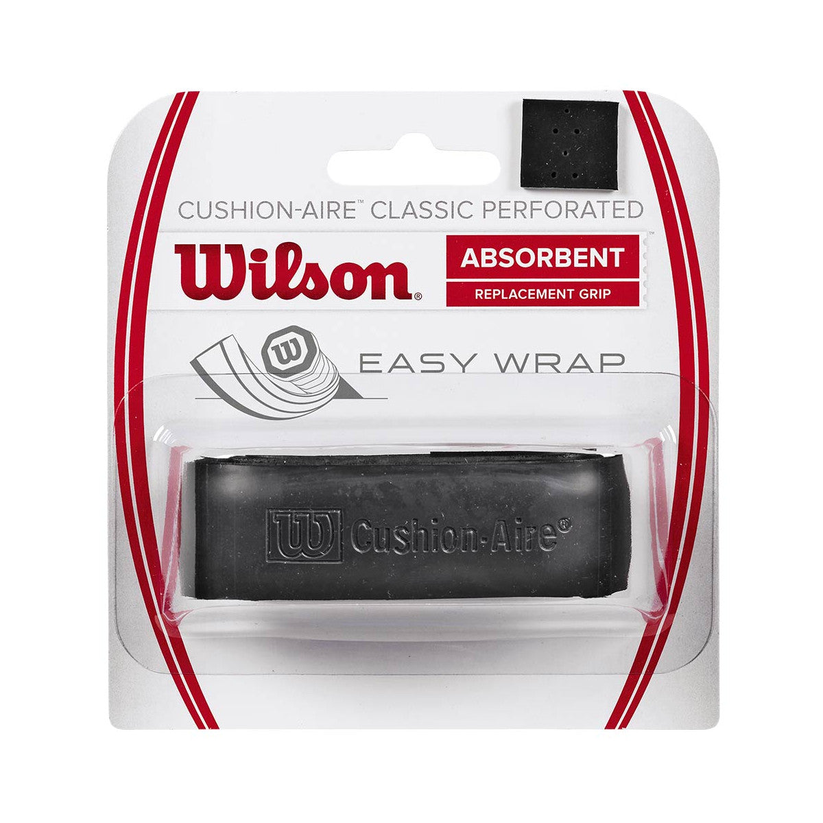 Wilson Cushion-Aire Classic Perforated Black Grip