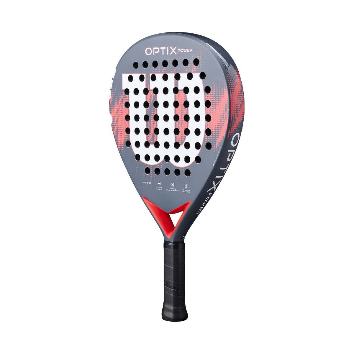 Wilson Optix V2 Power Red Padel Racquet – 3