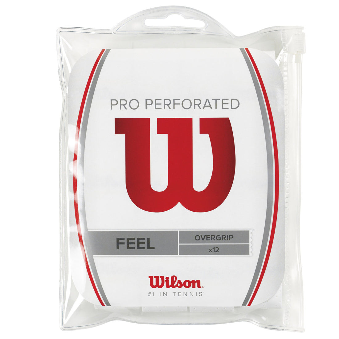 Wilson Pro Perforated Overgrip White x 12 Overgrips