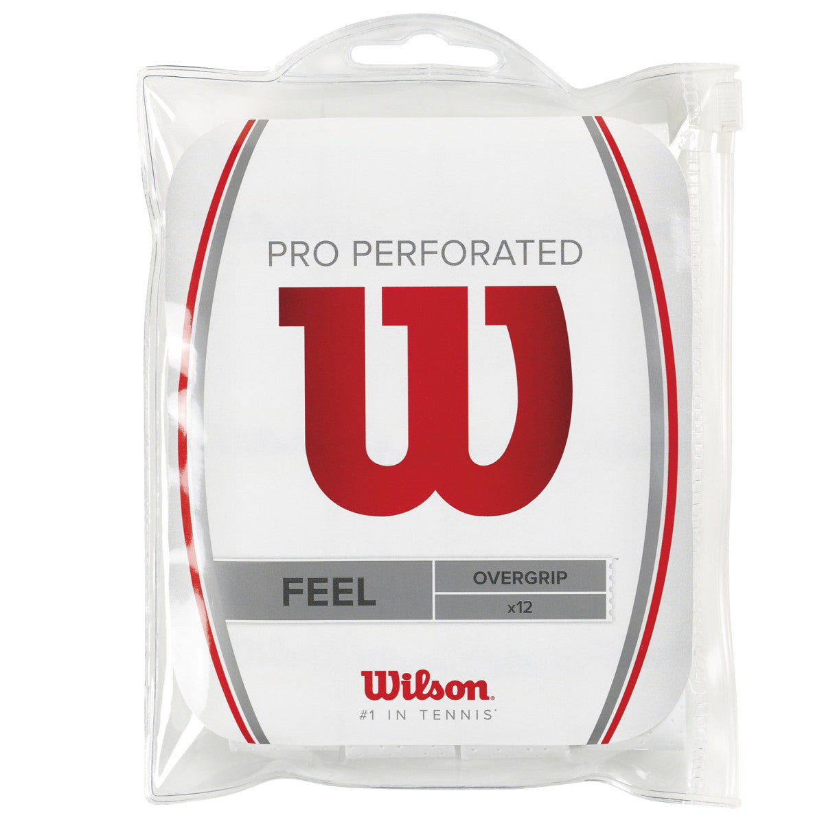 Wilson Pro Perforated Overgrip White x 12 Overgrips