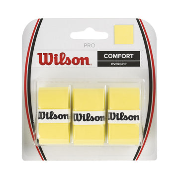Wilson Pro Overgrip Yellow x 3 Overgrips