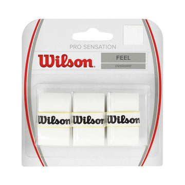 Wilson Pro Sensation Overgrip White x 3 Overgrips
