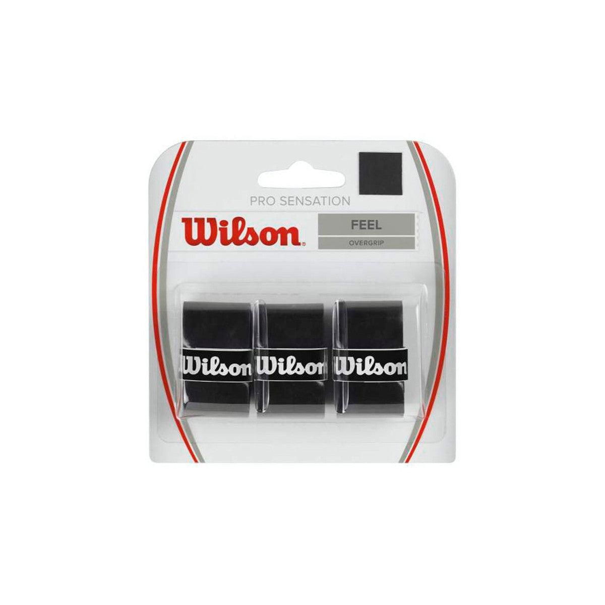 Wilson Pro Sensation Overgrip Black x 3 Overgrips