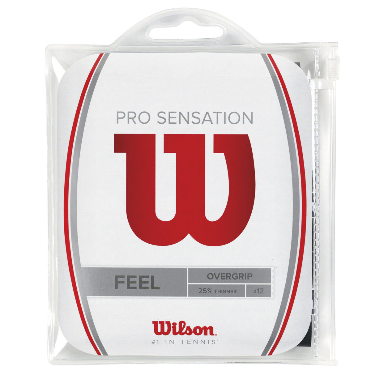 Wilson Pro Sensation Overgrip Black x 12 Overgrips