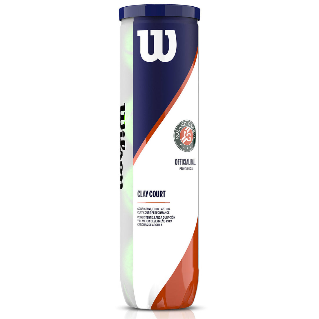 Wilson Roland Garros Clay Court 4 Balls Can