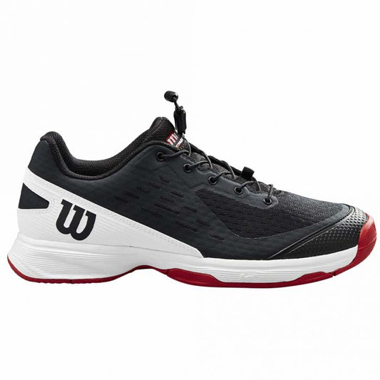 Wilson Rush Pro 4.0 Ql Junior Black / White / Red Shoes